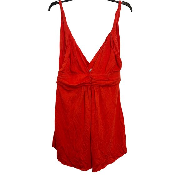 Tokyo Collection Virginie Womens Sleeveless top Size M Orange - Picture 5 of 5